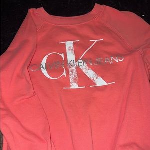 fuzzy crew neck sweatshirt